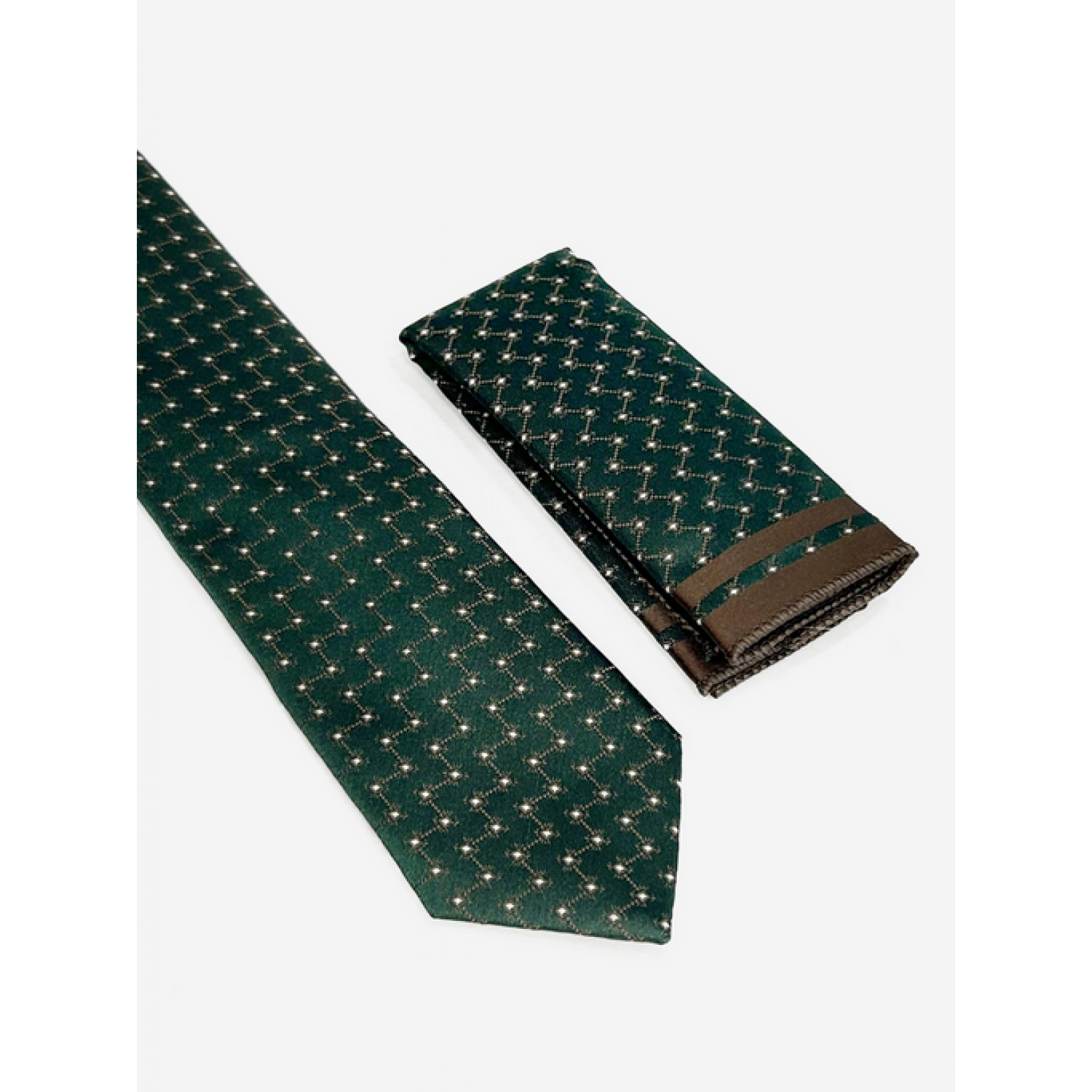 Life Style Butiken Ανδρική Γραβάτα Με Μαντηλάκι LS133-6099 Green